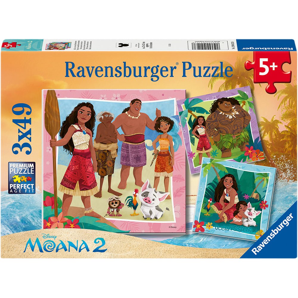 Moana 2 Off To New Advenstures 3x49 Pc - Mastermind Toys___244653