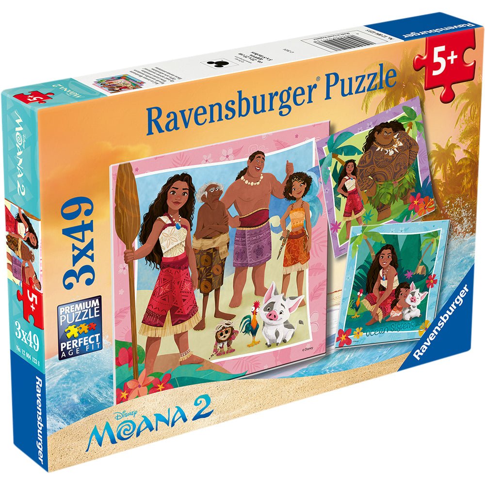 Moana 2 Off To New Advenstures 3x49 Pc - Mastermind Toys___244653