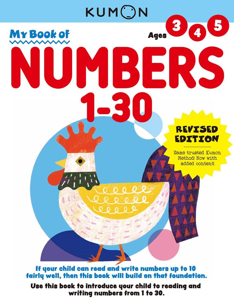Mastermind Numbers My Book of Numbers 1 - 30 Revised Edition – Mastermind Toys