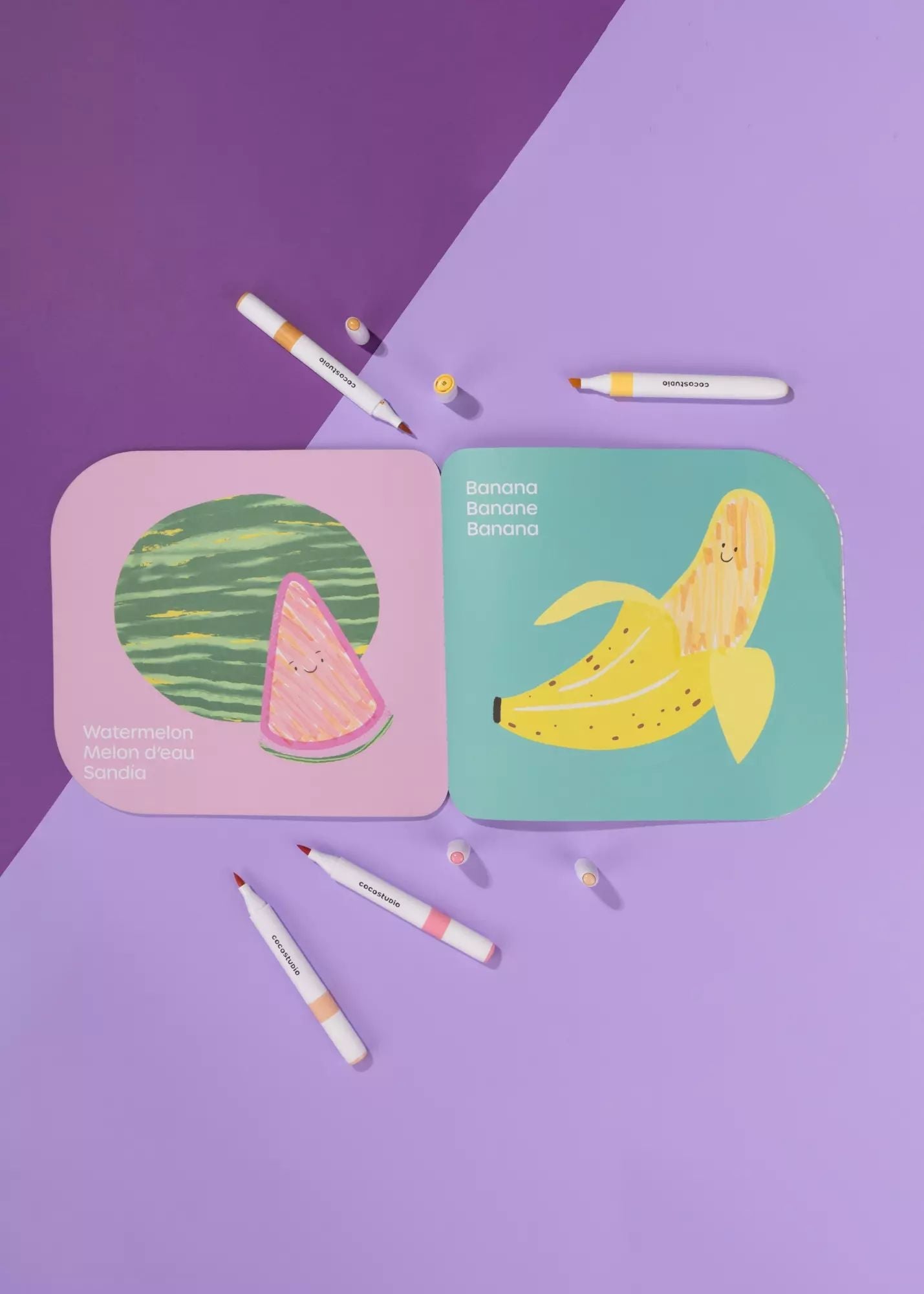 My First Coloring Book - Fruits&Vegetables(28 pages) - Mastermind Toys___250099
