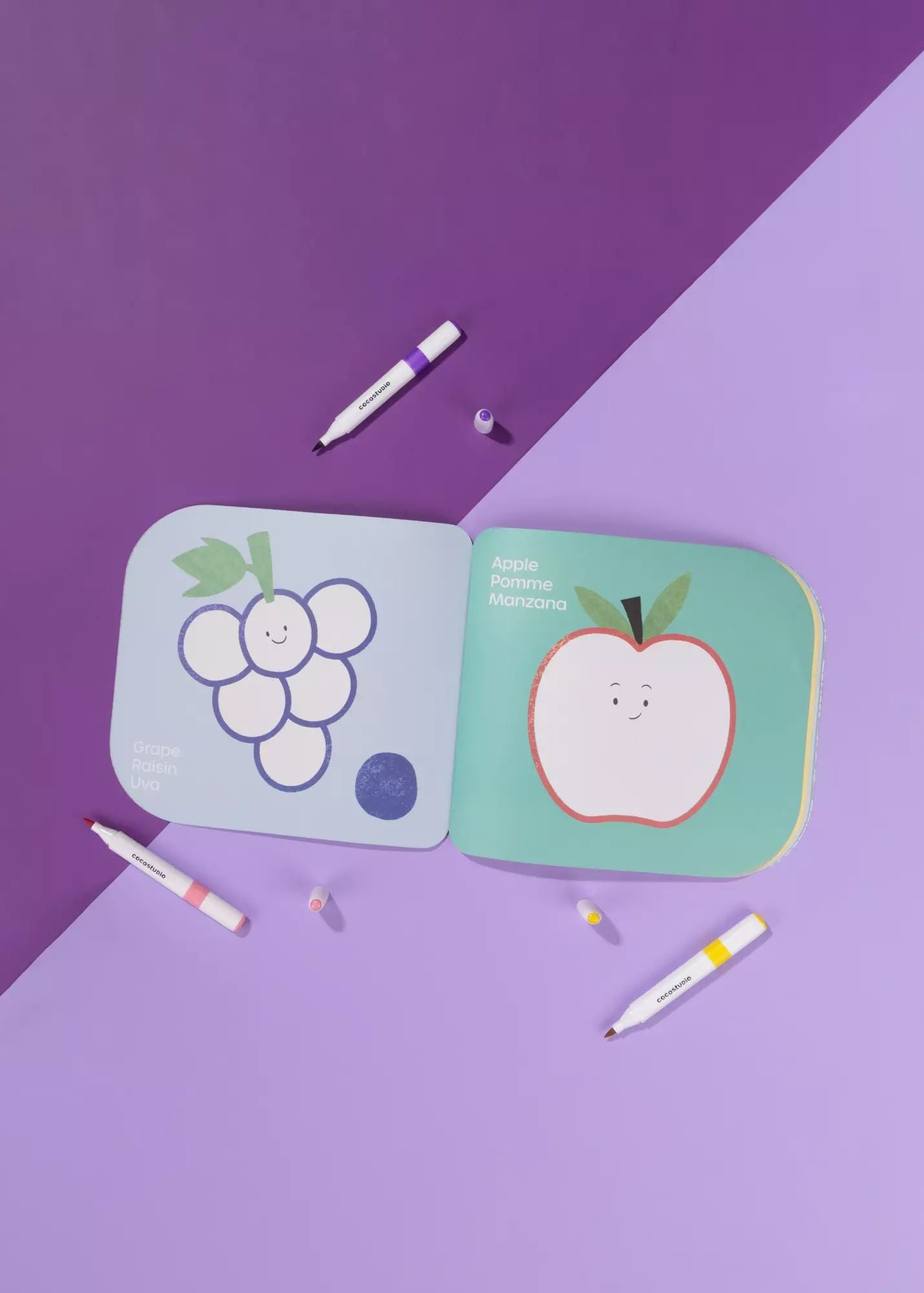 My First Coloring Book - Fruits&Vegetables(28 pages) - Mastermind Toys___250099