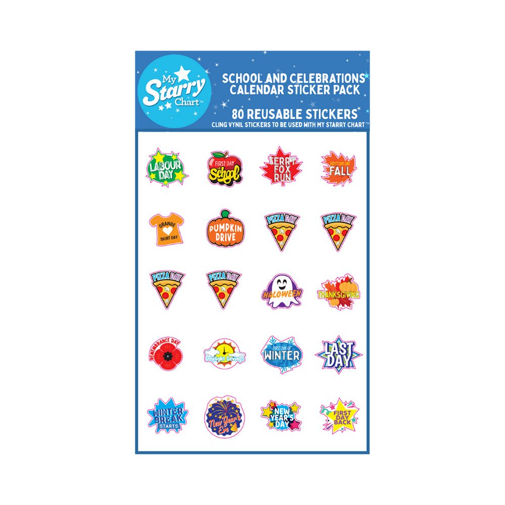 My Starry Chart Celebration Calendar Stickers - Mastermind Toys___225993