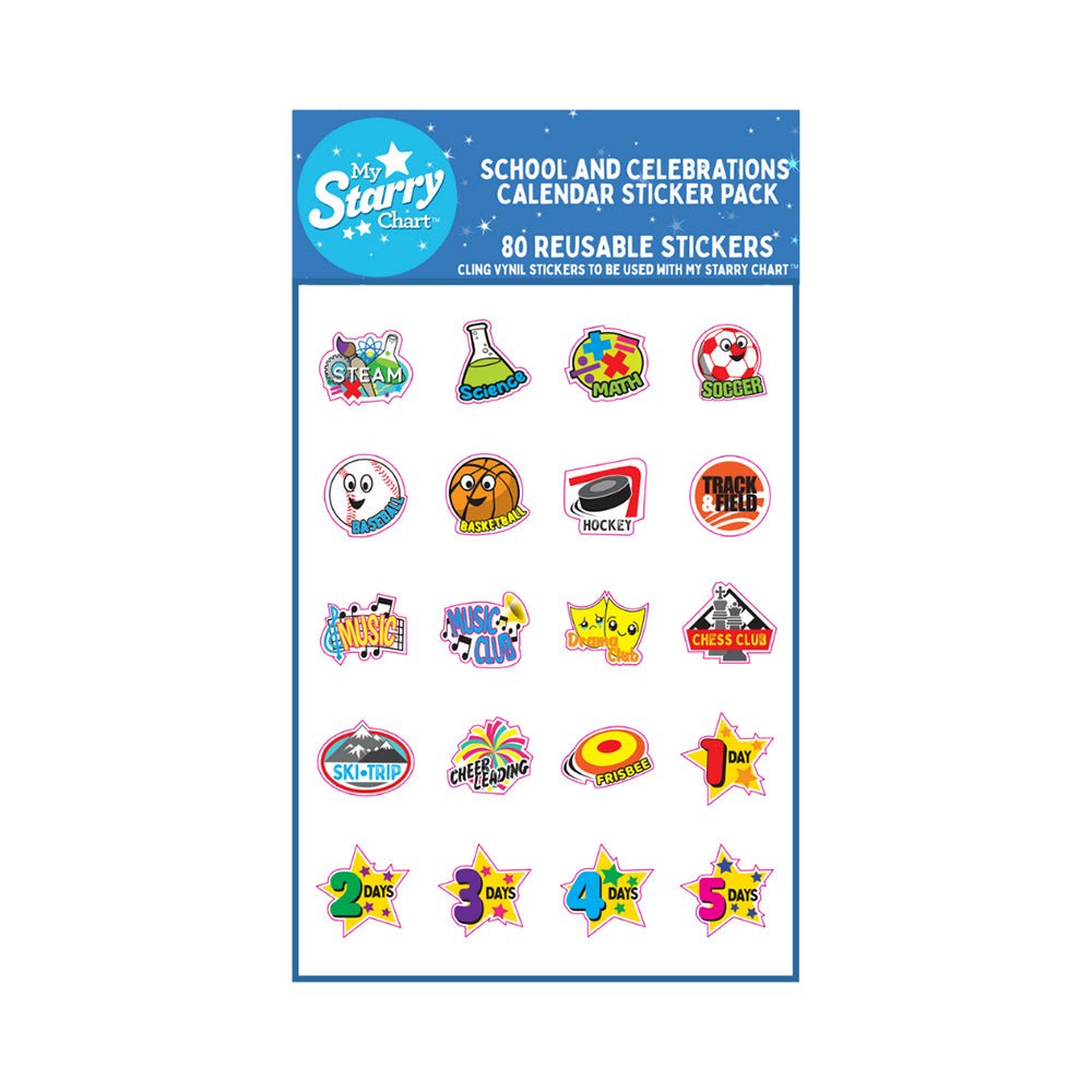 My Starry Chart Celebration Calendar Stickers - Mastermind Toys___225993