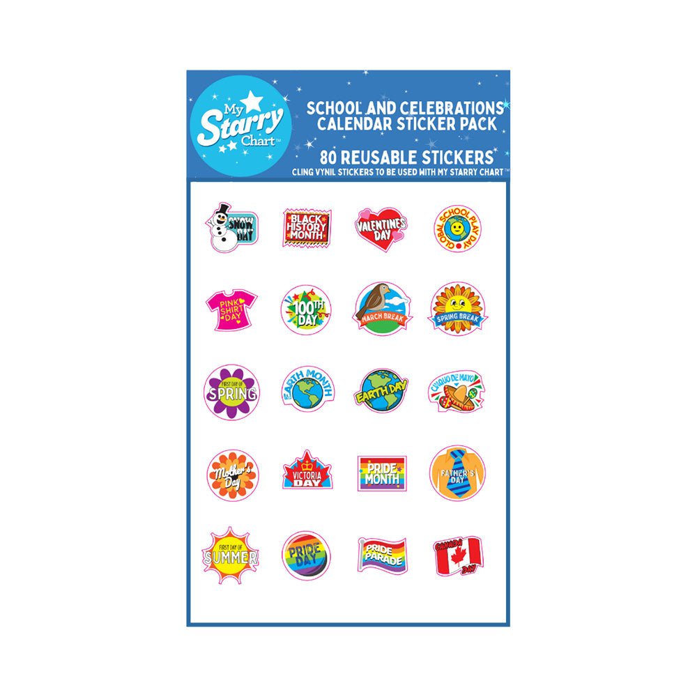 My Starry Chart Celebration Calendar Stickers - Mastermind Toys___225993