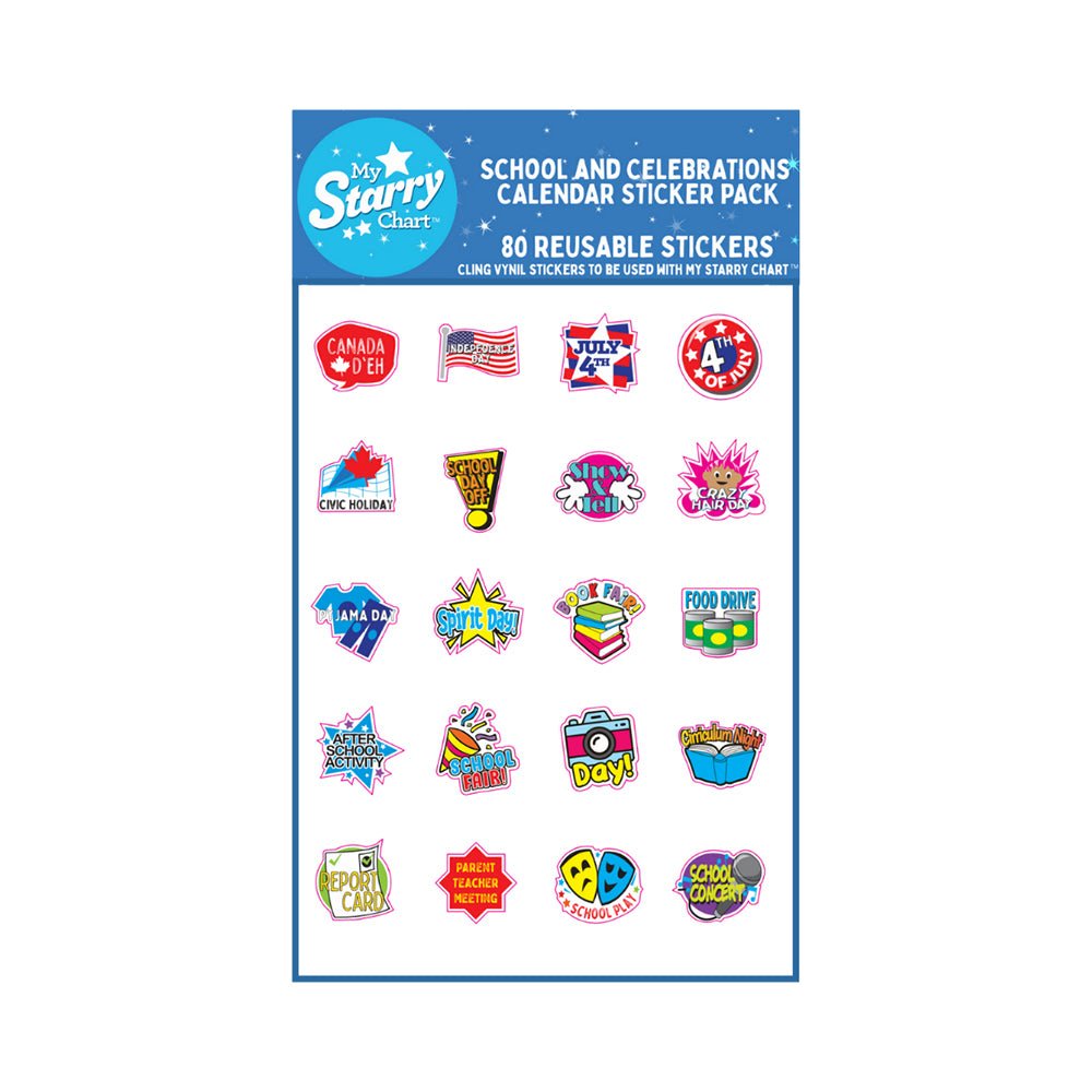 My Starry Chart Celebration Calendar Stickers - Mastermind Toys___225993
