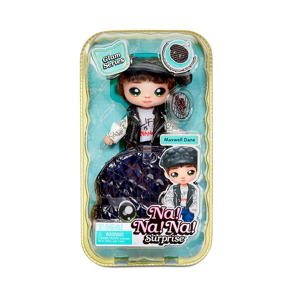 Na! Na! Na! Surprise Glam Series Maxwell Dane 2 - in - 1 Pom Doll - Mastermind Toys___222280