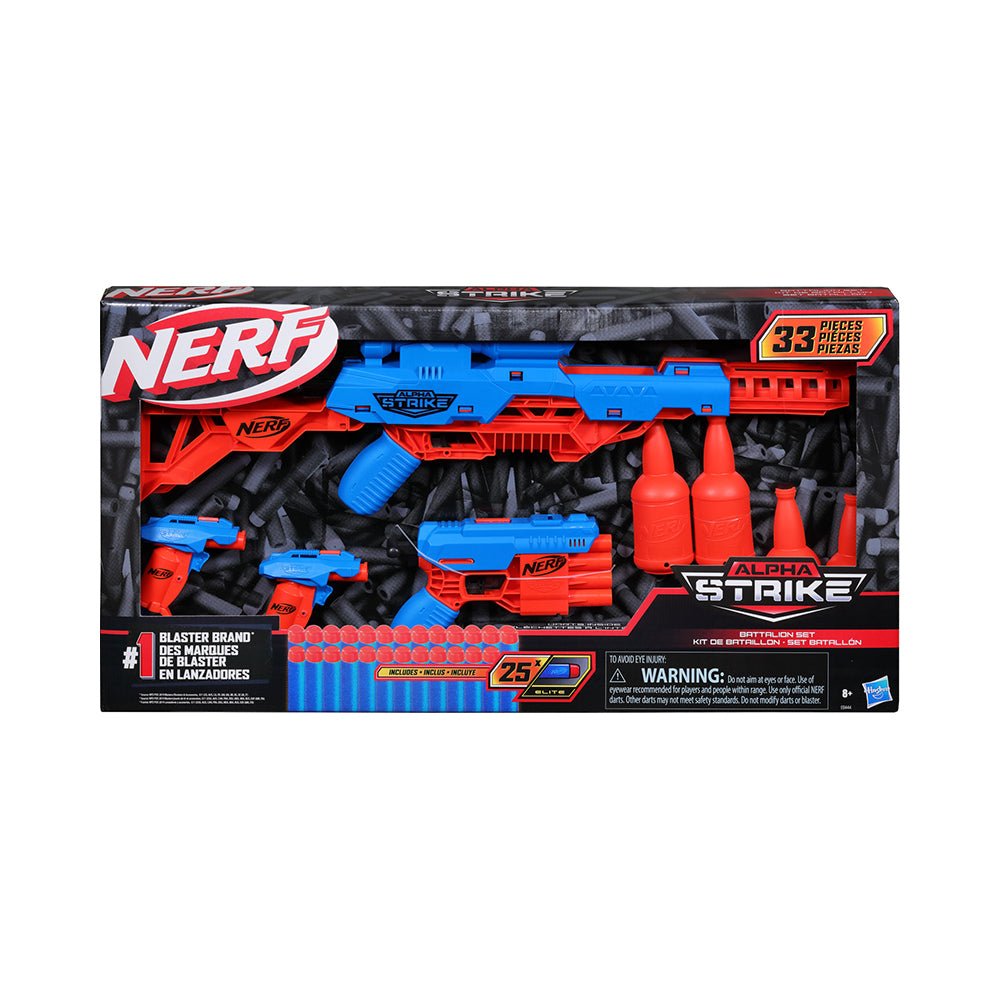 NERF 33 - Piece Alpha Strike Battalion Set - Mastermind Toys___223538