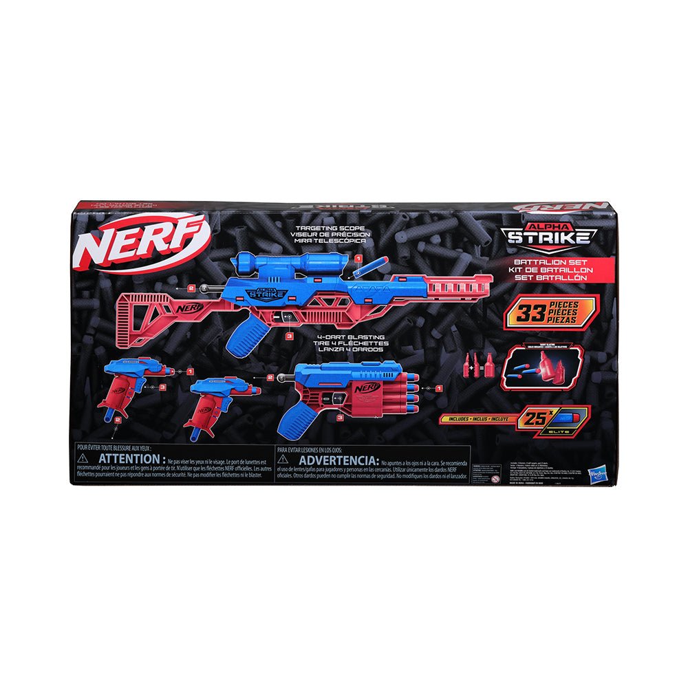 NERF 33 - Piece Alpha Strike Battalion Set - Mastermind Toys___223538