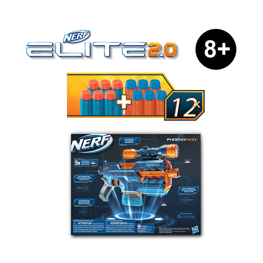 NERF Elite 2.0 Star Phoenix CS - 6 - Mastermind Toys___218934
