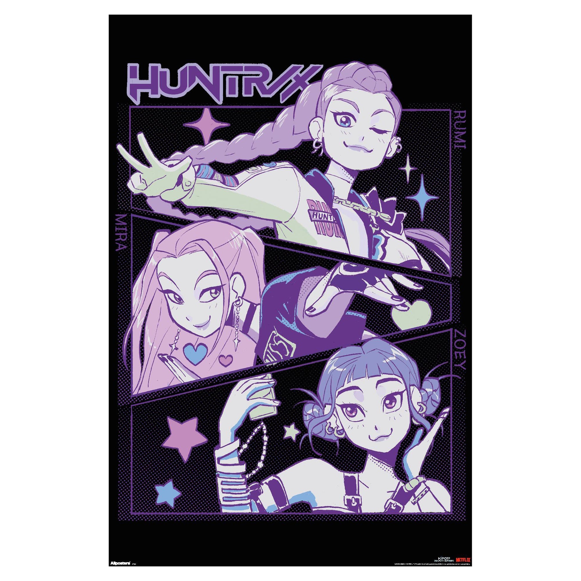 Netflix KPop Demon Hunters - Huntrix Illustration - Mastermind Toys___249172