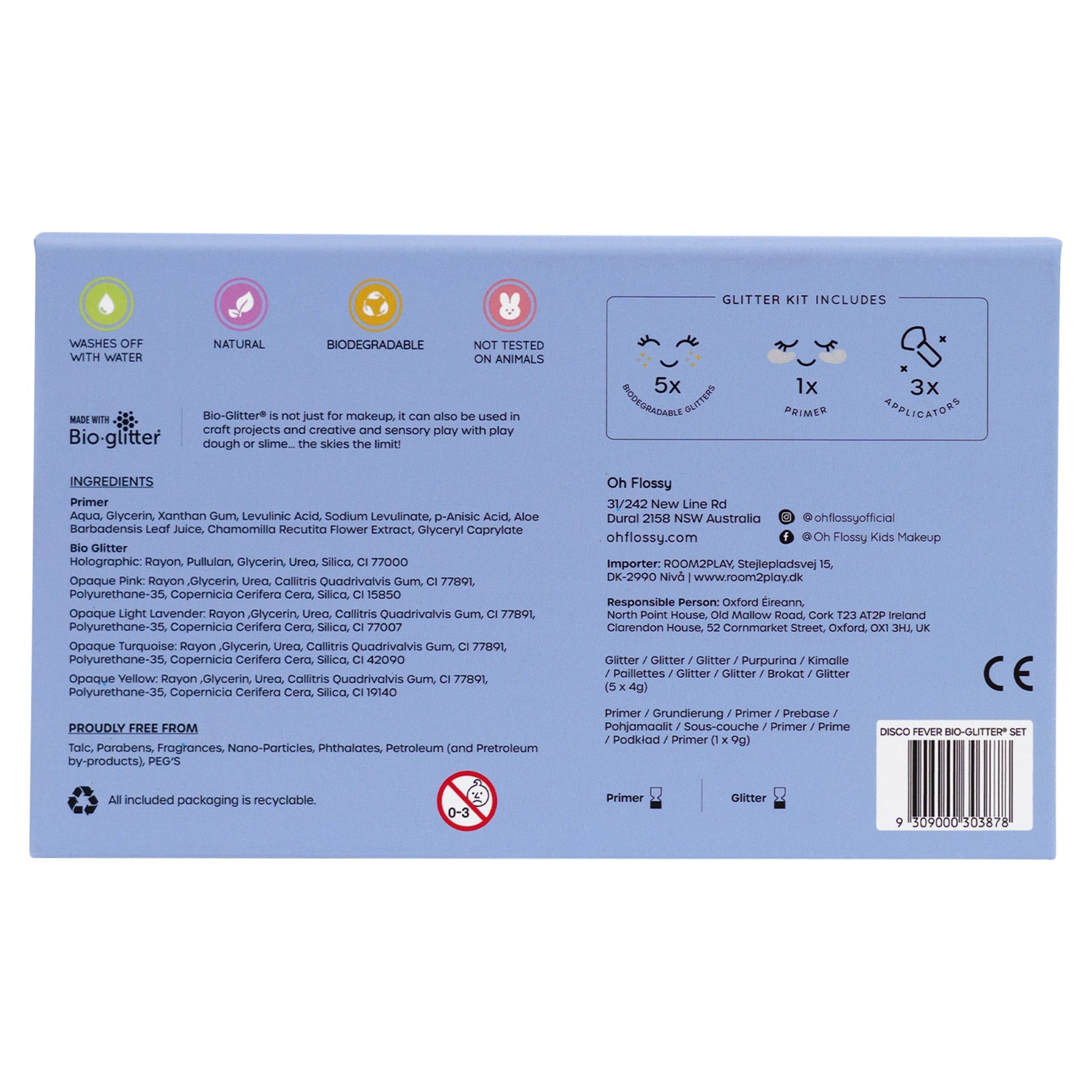 Oh Flossy Disco Fever Glitter Set - Mastermind Toys___248231