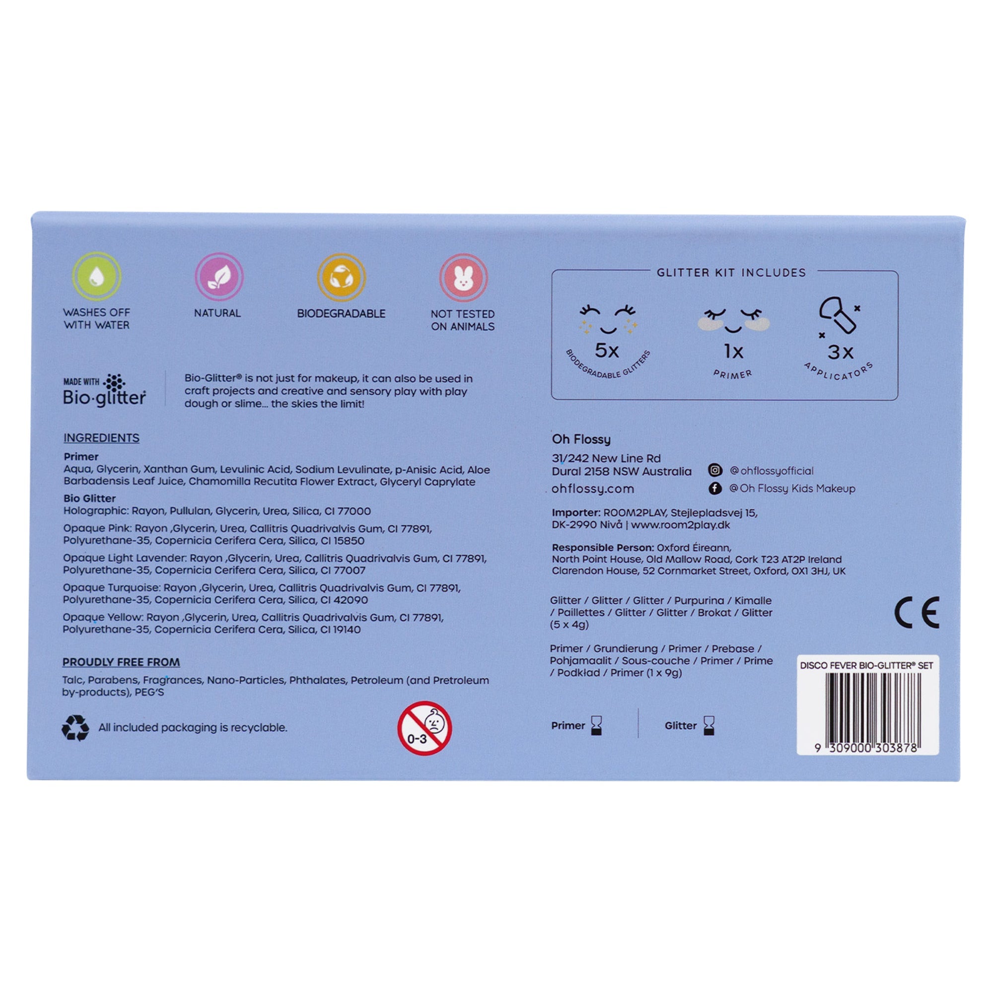 Oh Flossy Disco Fever Glitter Set - Mastermind Toys___248231