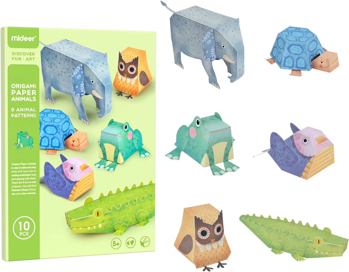 Origami Kit for Kids – 3D Animals - Mastermind Toys___255087