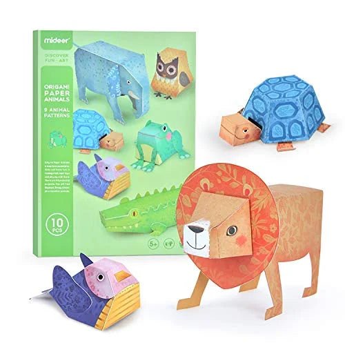 Origami Kit for Kids – 3D Animals - Mastermind Toys___255087