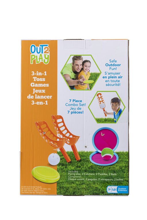 Out 2 Play 3 IN 1 Toss Games - Mastermind Toys___400067