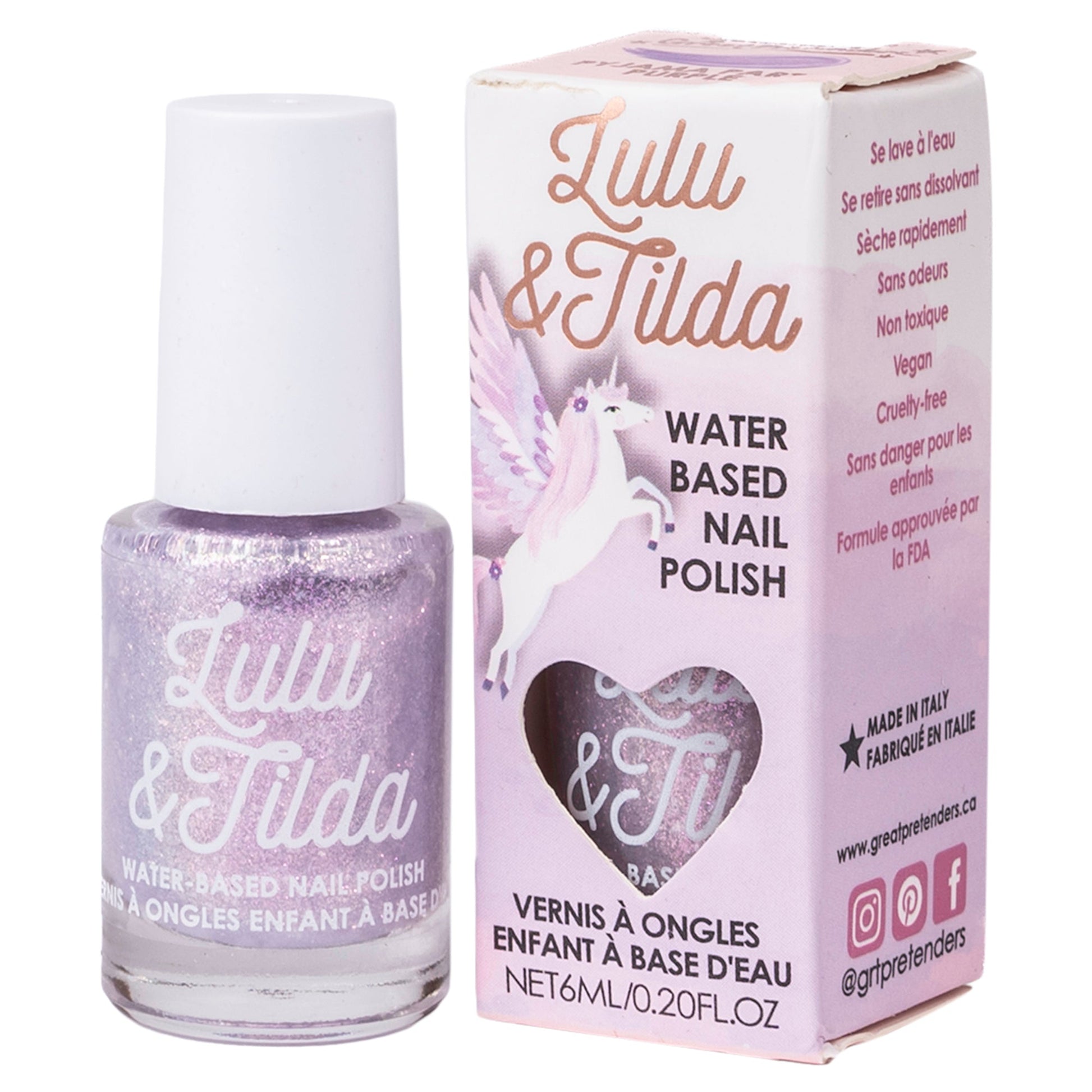 Pajama Party Purple Washable Nail Polish (6 ml) - Mastermind Toys___245580