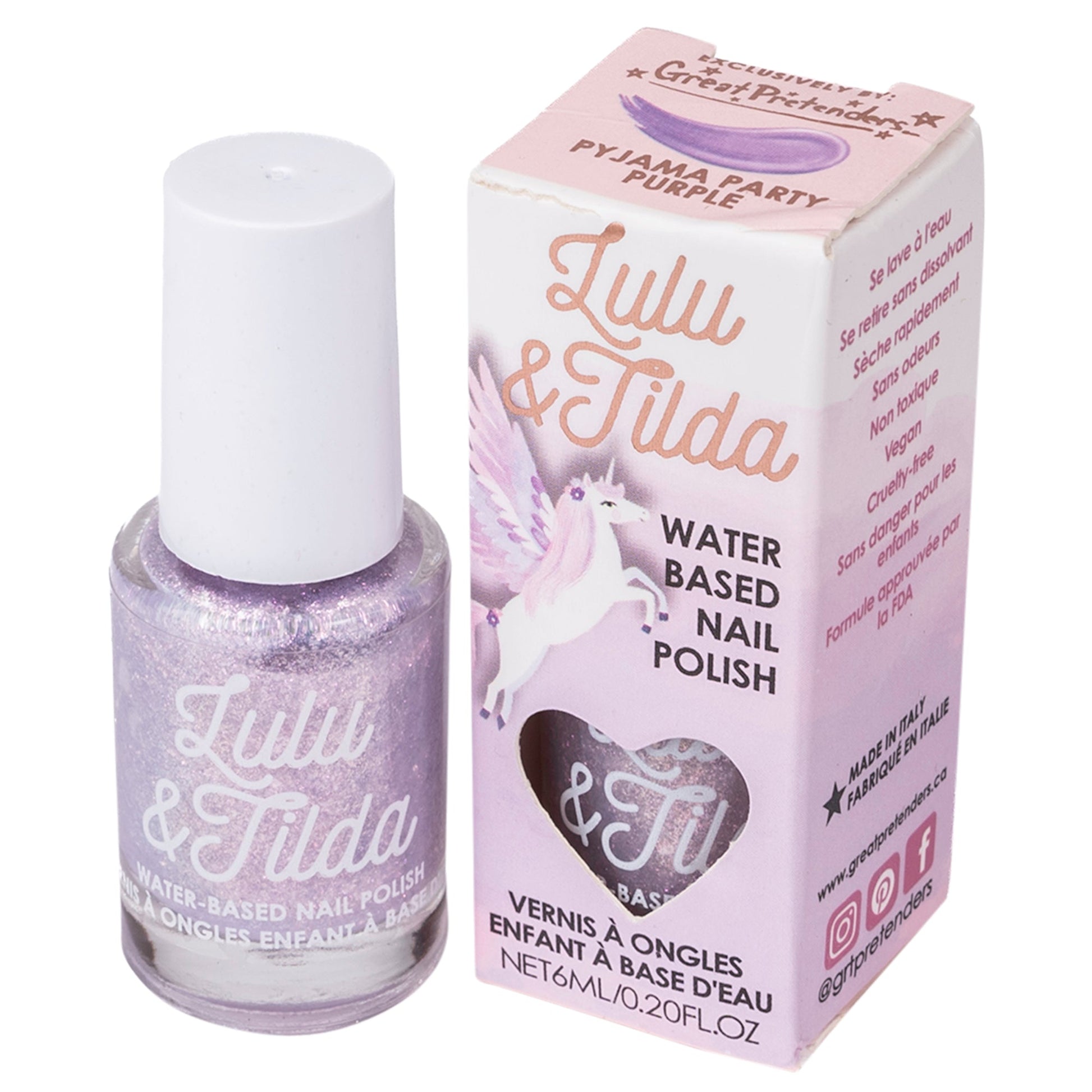 Pajama Party Purple Washable Nail Polish (6 ml) - Mastermind Toys___245580