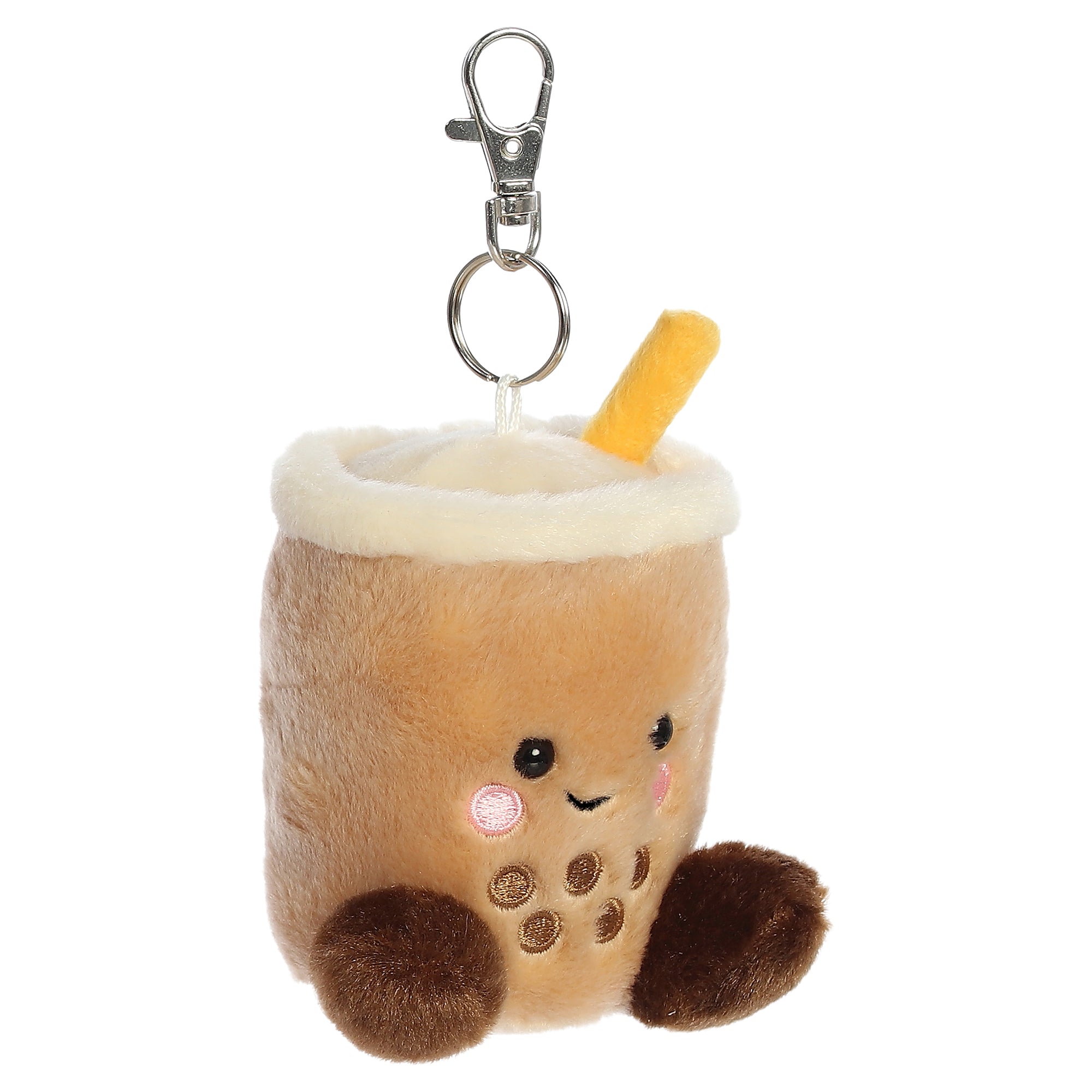 Palm Pals - 4" Milky Tea Boba™ Clip - On - Mastermind Toys___247936