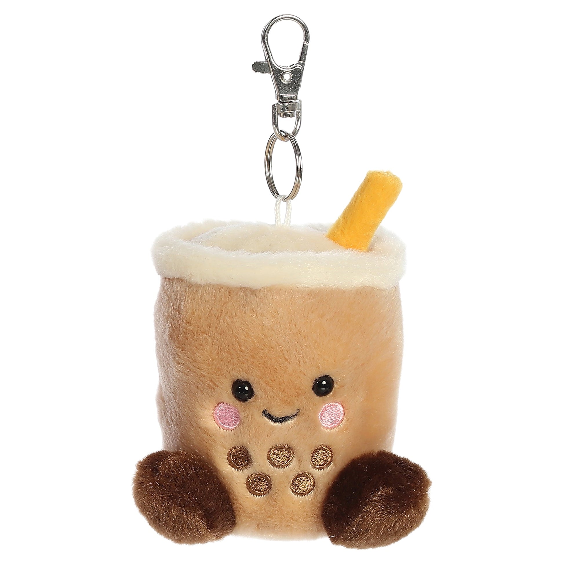 Palm Pals - 4" Milky Tea Boba™ Clip - On - Mastermind Toys___247936