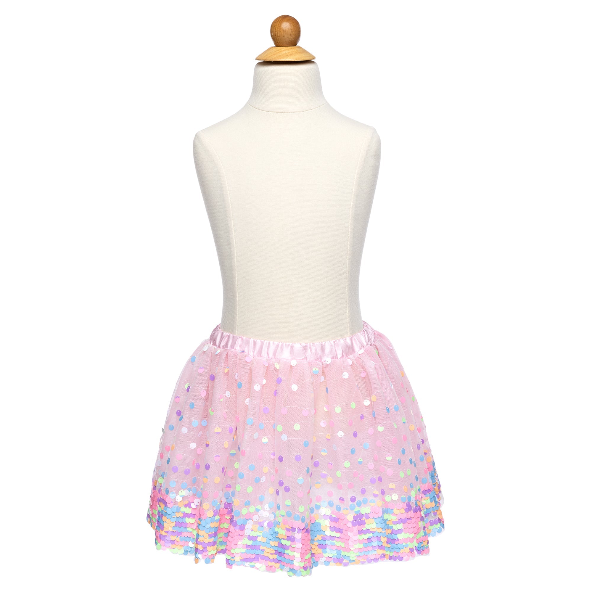 Party Fun Sequins Skirt, Pink/Neon, Size 4 - 6 - Mastermind Toys___245105