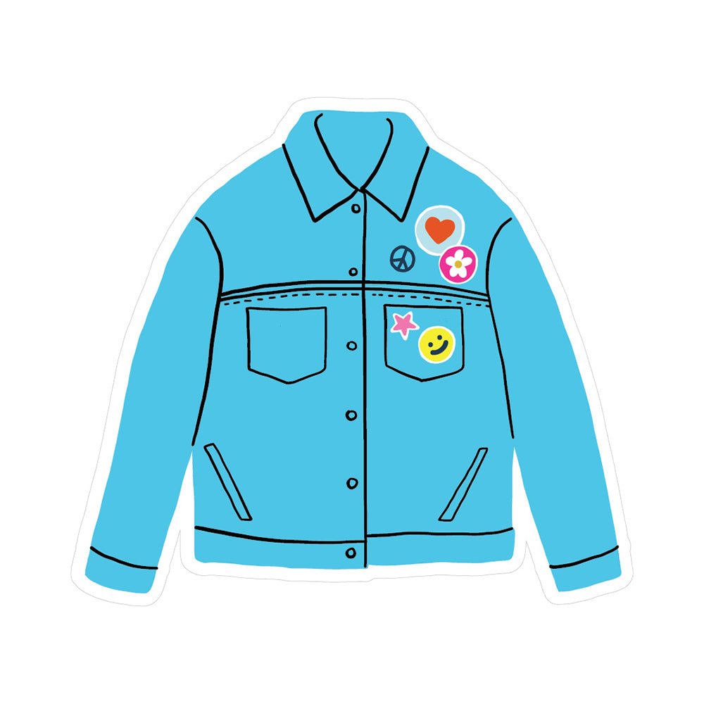 Pipsticks Denim Jacket Vinyl Sticker - Mastermind Toys___224505