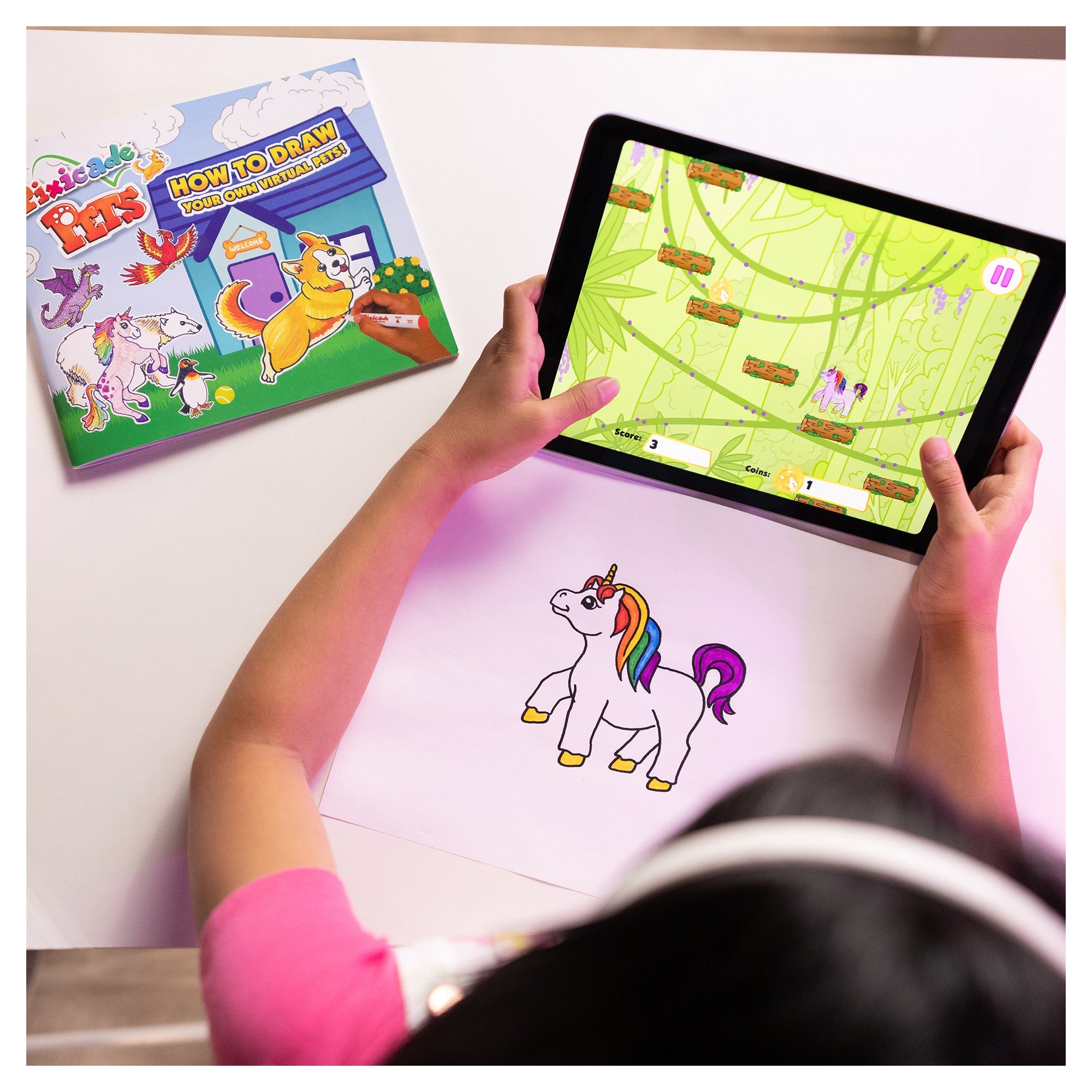 Pixicade Pets - 1 Illustrated How to Draw Book - Mastermind Toys___249010