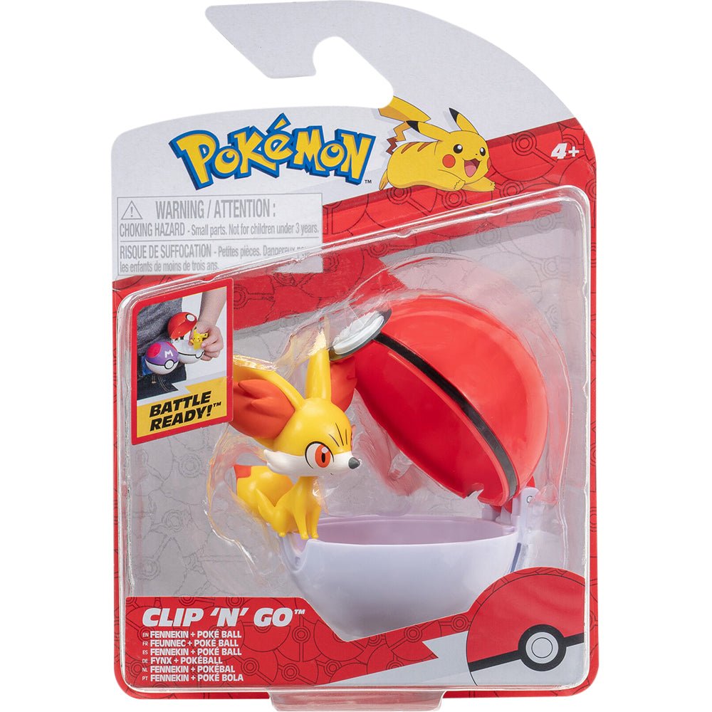 PKW - Clip 'N' Go (Fennekin & Pok?? Ball) W14 - Mastermind Toys___234620