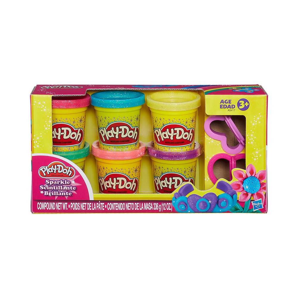 Play - Doh Sparkle Compound 6 - Pack - Mastermind Toys___230371
