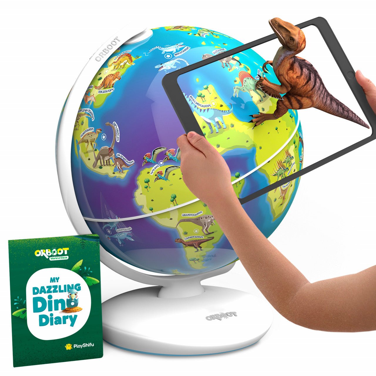 PlayShifu Orboot Interactive World of Dinosaurs Globe AR - Mastermind Toys___256773