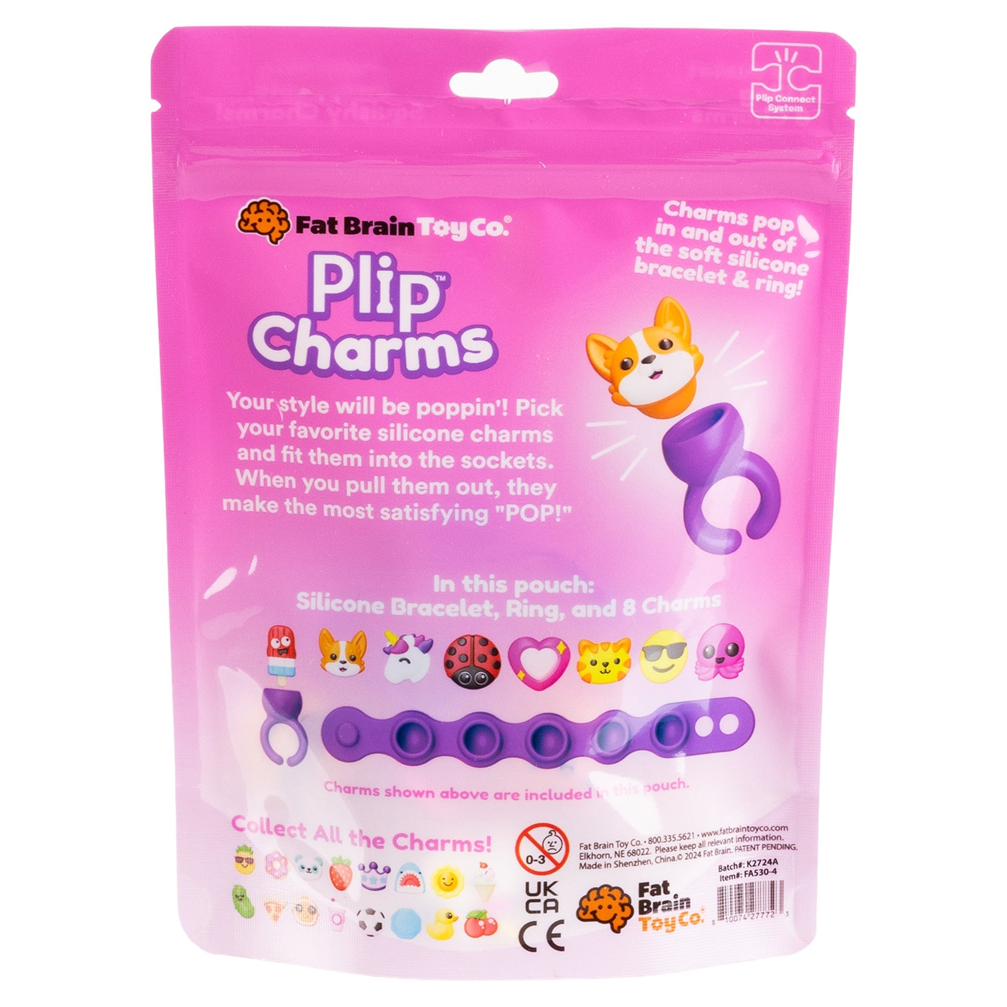 Plip Charms Purple Bracelet - Mastermind Toys___251528
