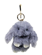 Plush Bunny Bag Charm in Grey - Mastermind Toys___249184