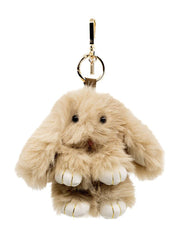 Plush Bunny Bag Charm in Mocha - Mastermind Toys___249183