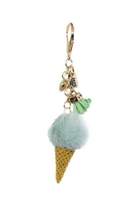 Plush Ice Cream Bag Charm in Pistachio - Mastermind Toys___249186
