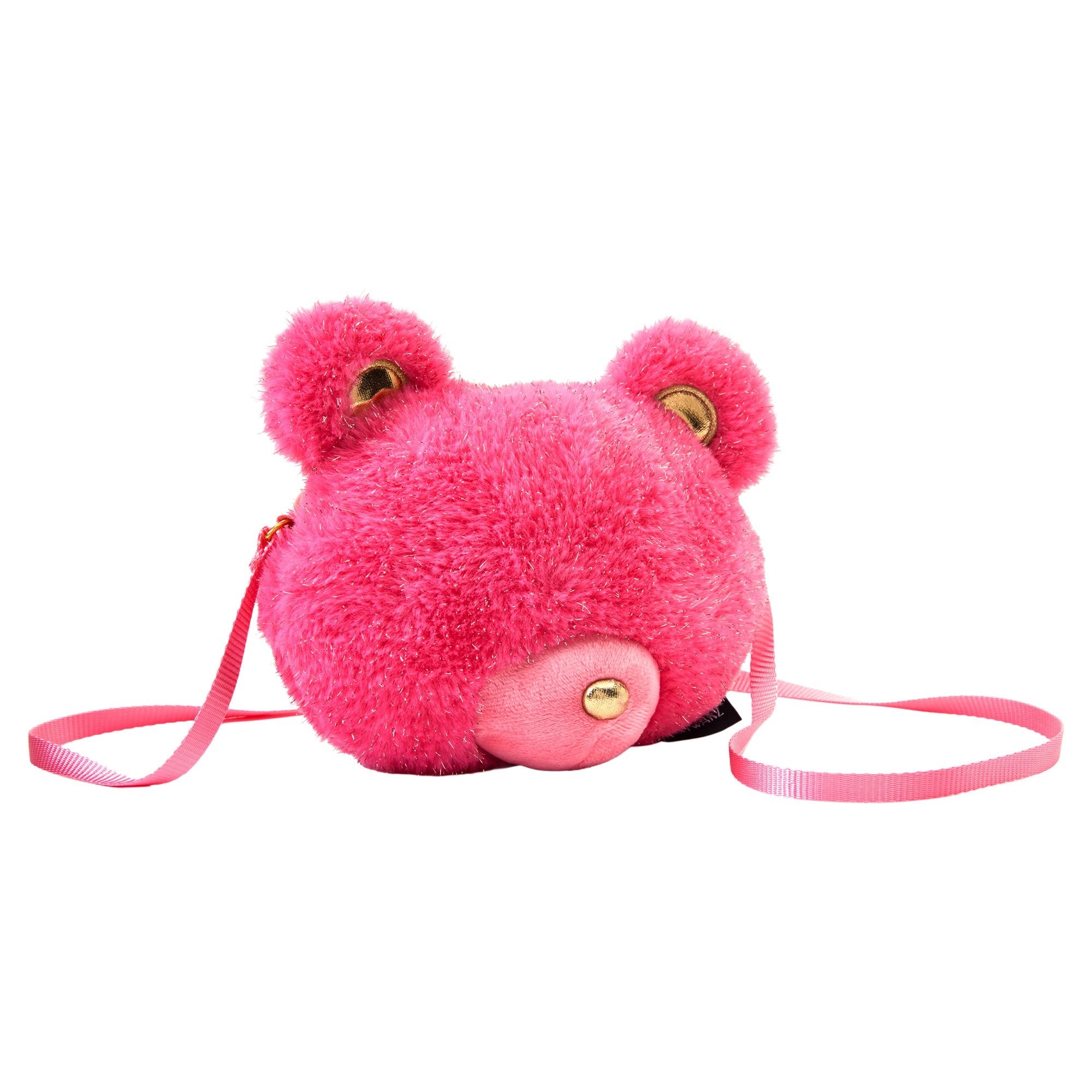 Plush Purse Bear Pink - Mastermind Toys___249084