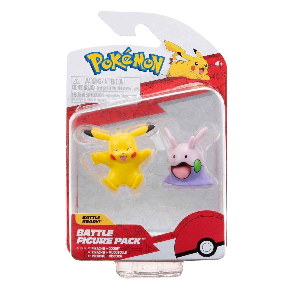 Pokemon Battle Figure 2 Pack Goomy & Pikachu 11 - Mastermind Toys___234614