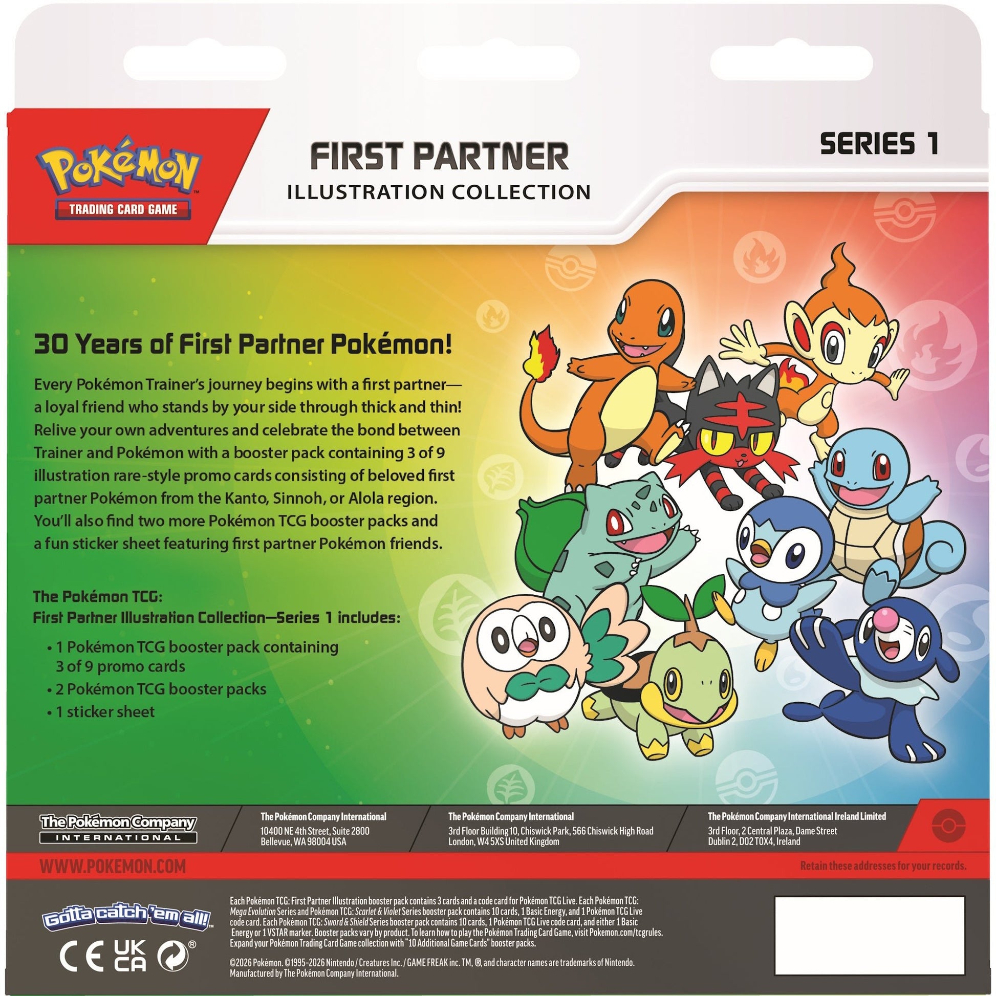 Pokémon - First Partner Illustration Collection - Series 1 - Mastermind Toys___253418