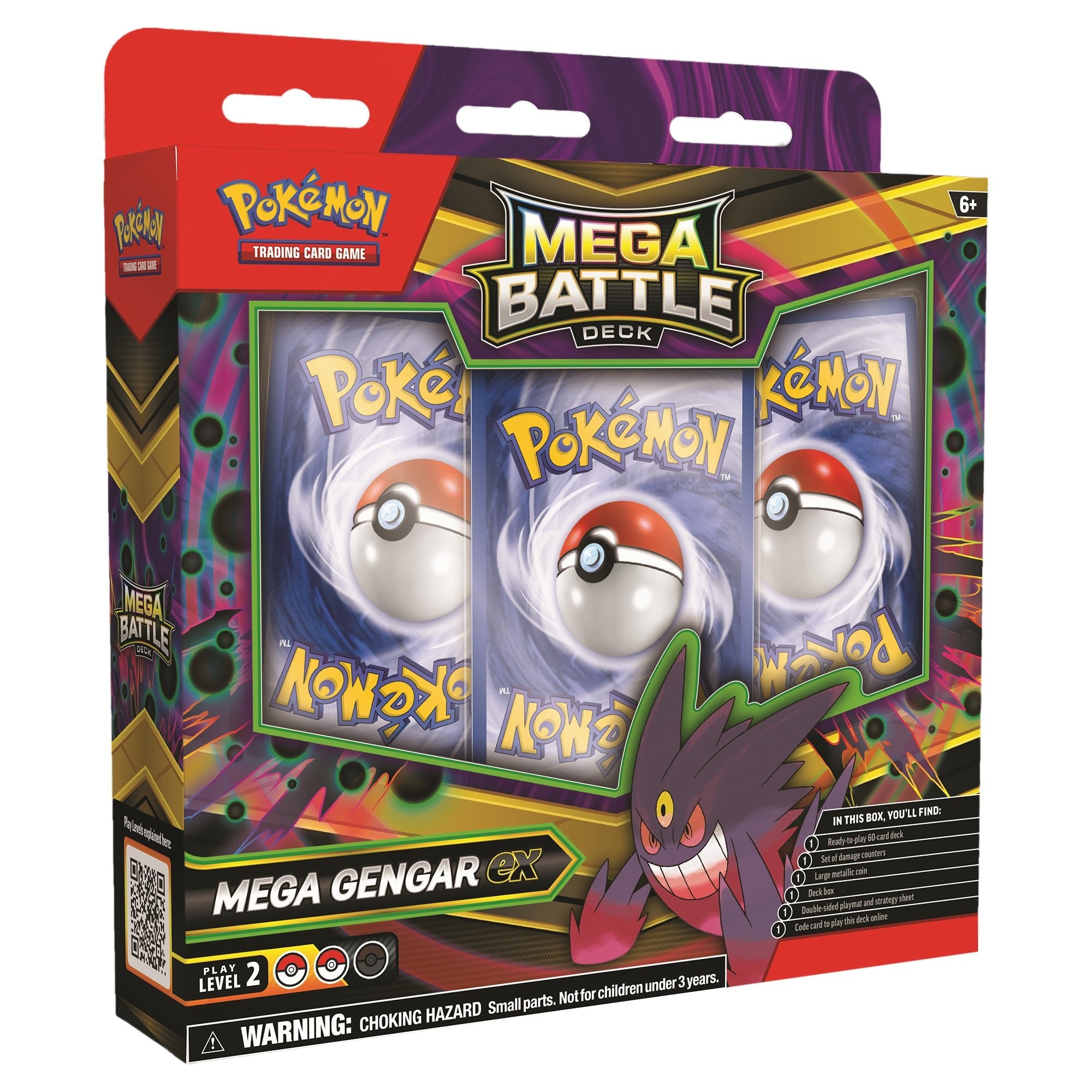 Pokémon TCG: Mega Battle Deck - Mega Gengar ex/Mega Diancie ex - Mastermind Toys___249915