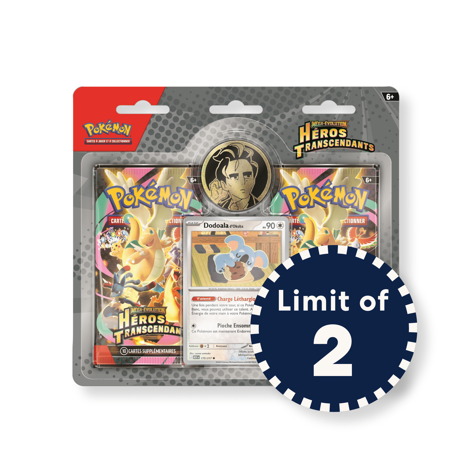 Pokémon TCG: Mega Evolution- Ascended Heroes Collection 2 Pack Blister - Mastermind Toys___251244