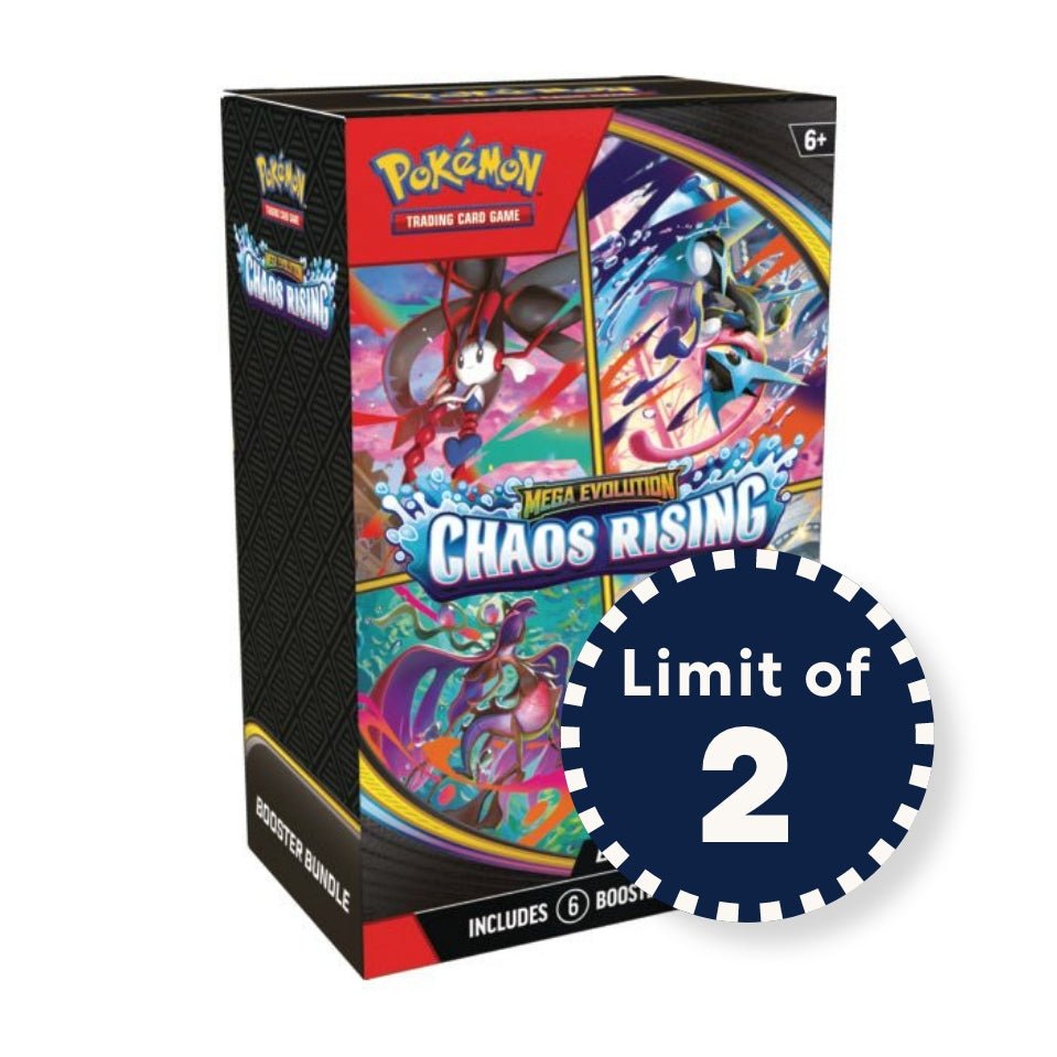 Pokémon TCG: Mega Evolution Chaos Rising Booster Bundle I Limit 2 per customer - Mastermind Toys___256046