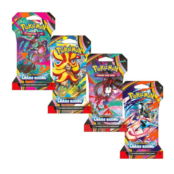 Pokémon TCG: Mega Evolution Chaos Rising Sleeved Booster – Mastermind Toys