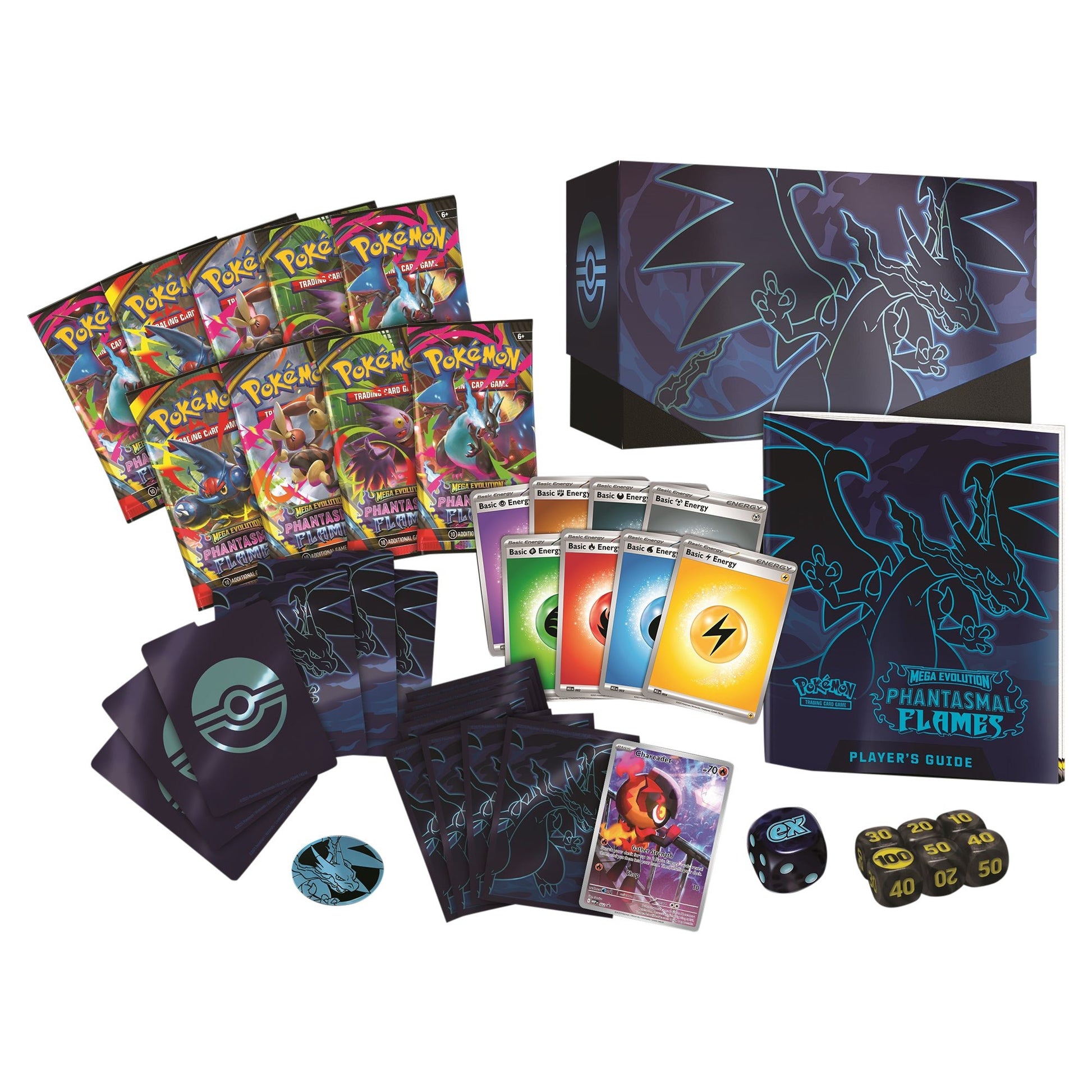 Pokémon TCG: Mega Evolution—Phantasmal Flames Elite Trainer Box - Mastermind Toys___249799