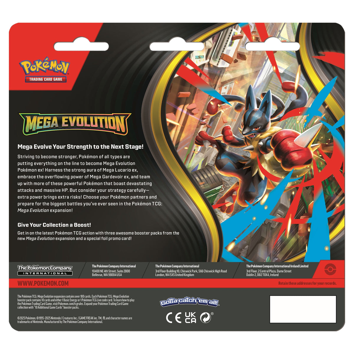 Pokémon TCG: Mega Evolution Three - Booster Blister - Mastermind Toys___249244