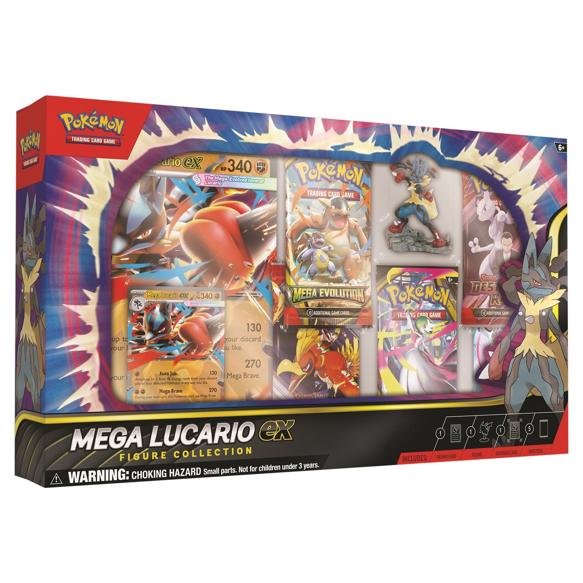 Pokémon TCG: Mega Lucario ex Figure Collection - Mastermind Toys___249778