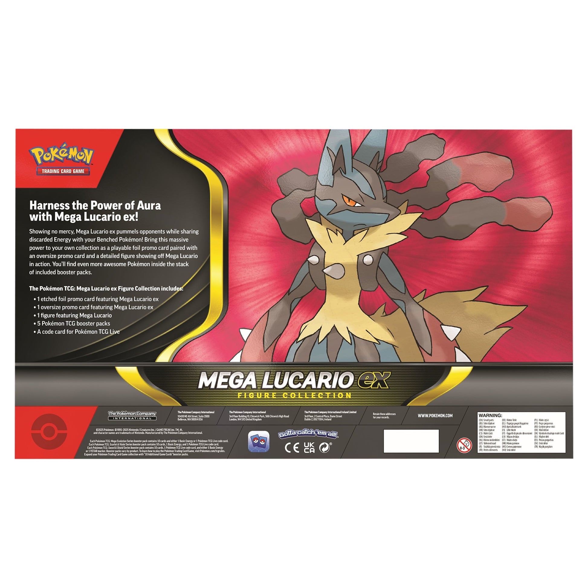 Pokémon TCG: Mega Lucario ex Figure Collection - Mastermind Toys___249778