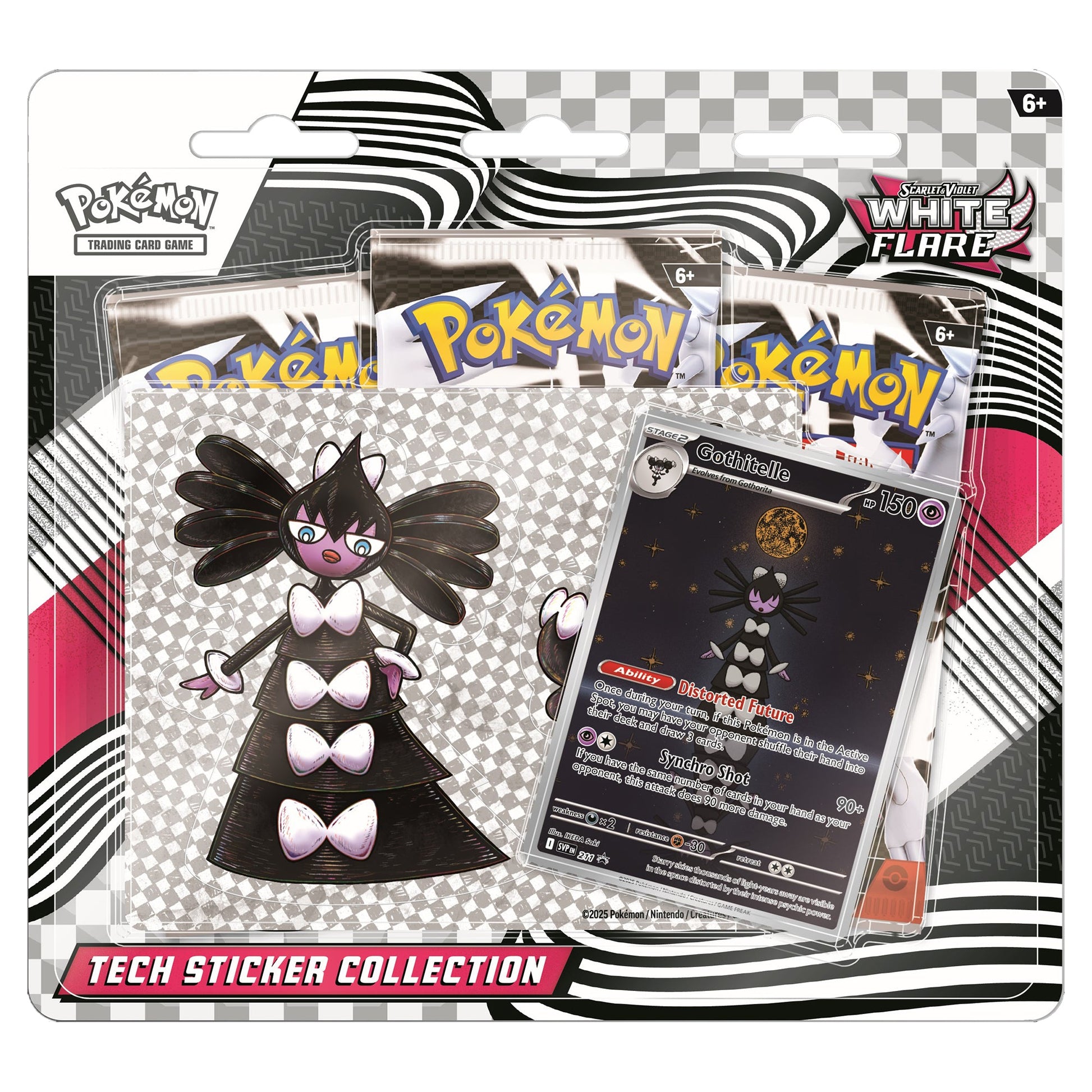"Pokémon TCG: Scarlet & Violet— White Flare Tech Sticker Collection" - Mastermind Toys___248118