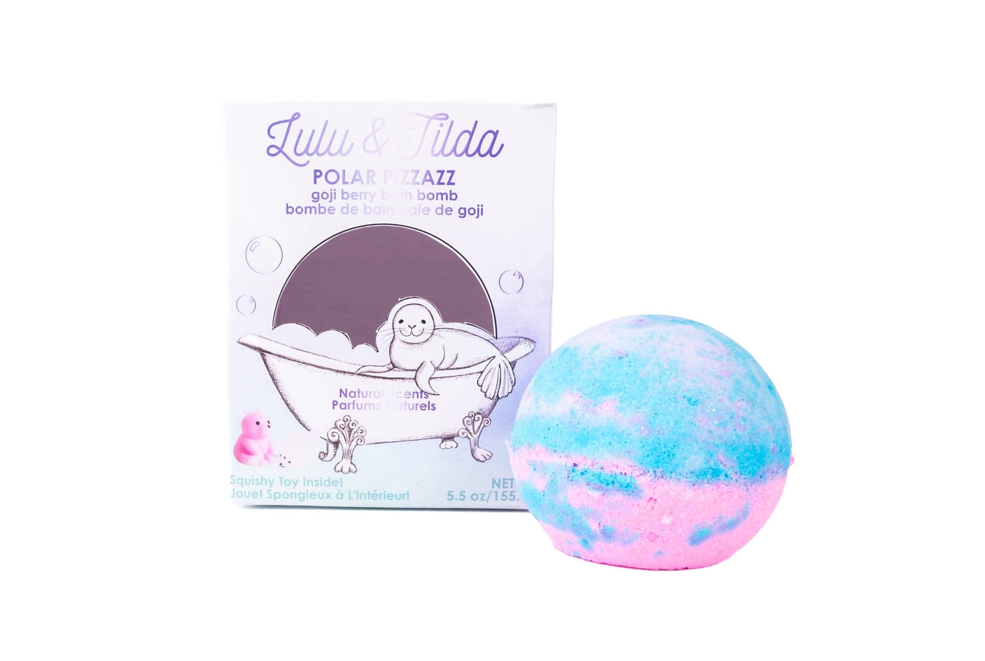 Polar Pizzazz Bath Bomb, 5.5oz - Mastermind Toys___245080