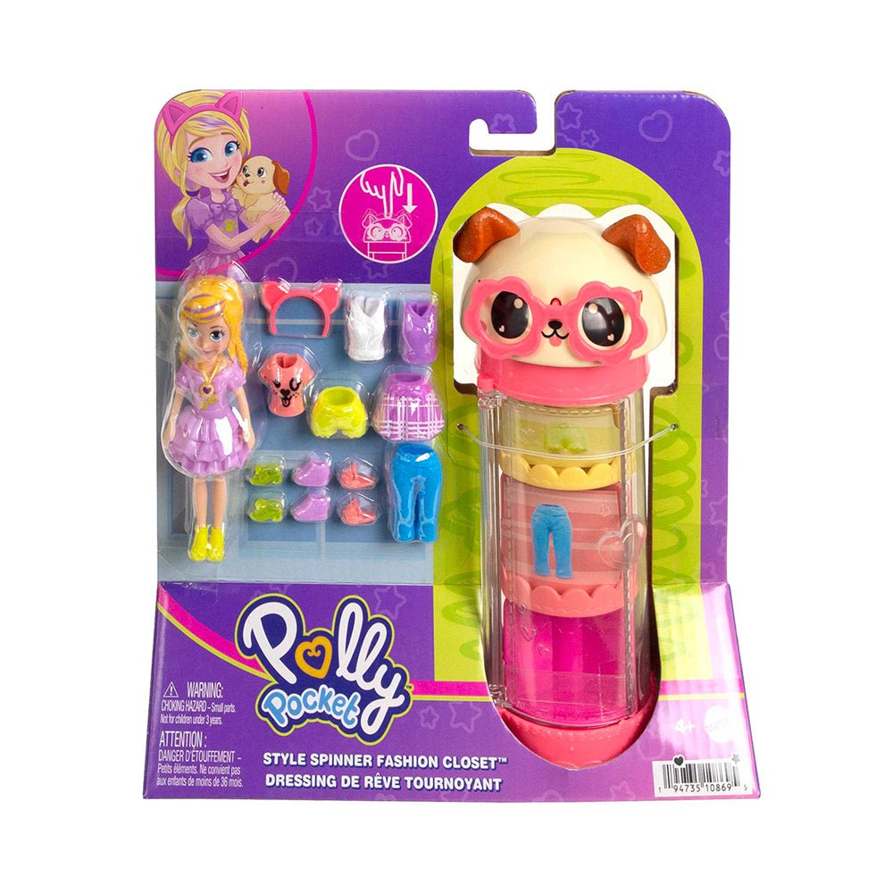 Polly Pocket Style Spinner Fashion Closet Assortment – Mastermind Toys