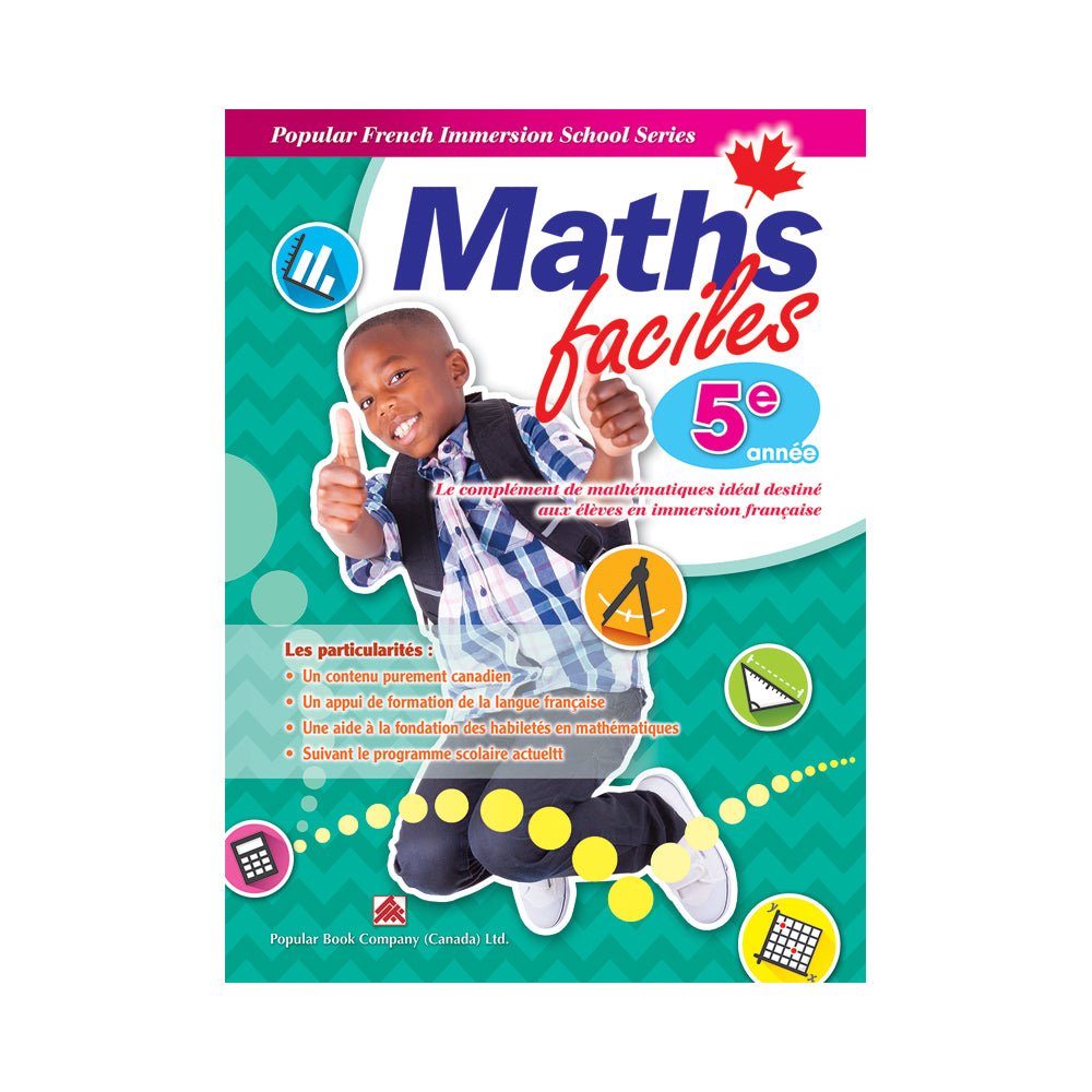 Popular French Immersion School Series: Maths faciles 5e année Book - Mastermind Toys___212460