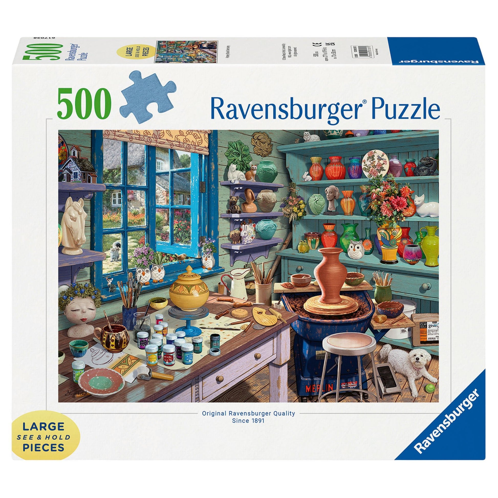 Pottery Studio Sanctuary 500Pc Puzzle LF - Mastermind Toys___248372