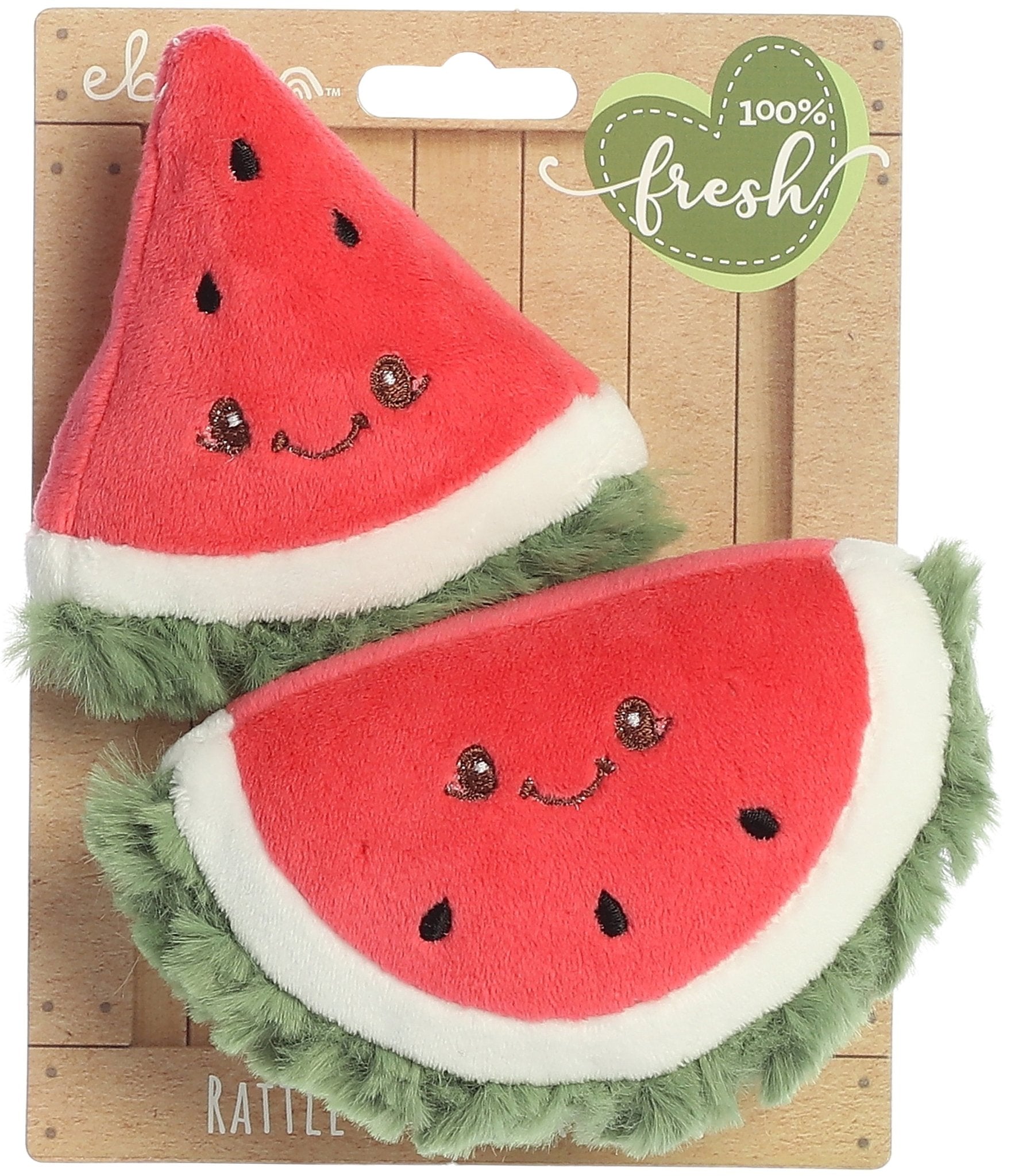 Precious Produce Watermelon Rattle & Crinkle Set 3.5" - Mastermind Toys___245858